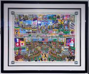 Charles Fazzino Charles Fazzino A Penny Saved is a Penny Earned (SN) (Framed)